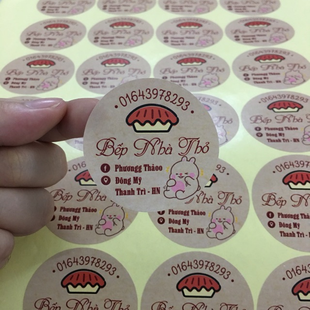 Decal tròn
