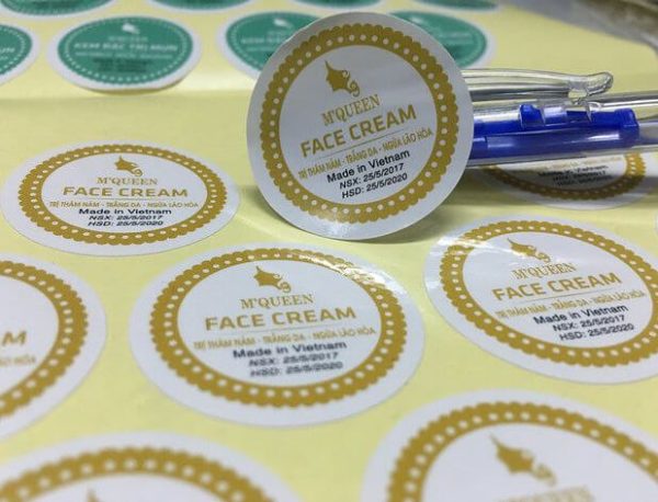 Mẫu decal giấy chất lượng cao