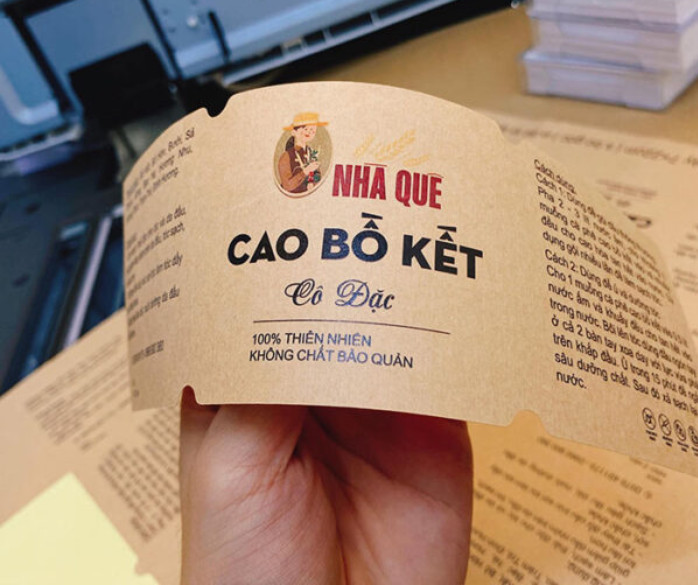 Decal giấy kraft
