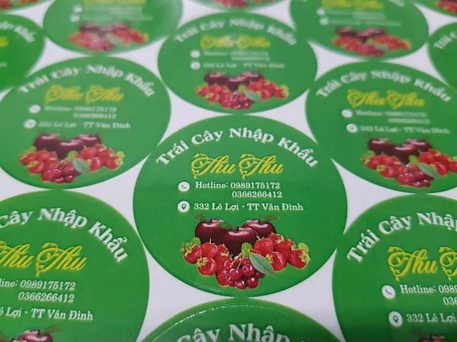 Xu hướng tem trái cây trong tương lai