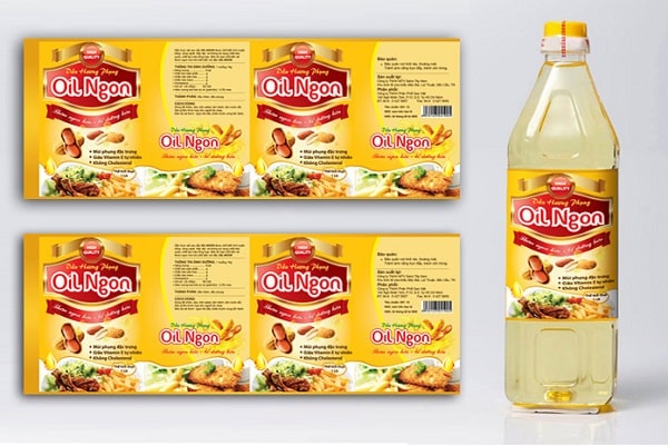 Tùy chỉnh tem dán chai nhựa