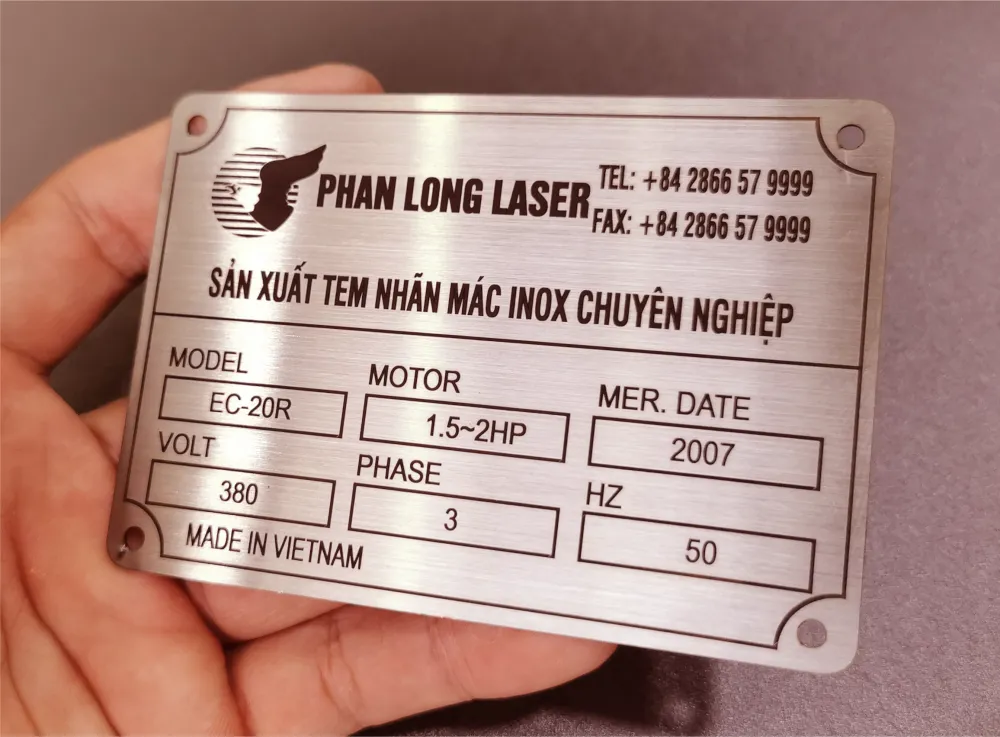 Ứng dụng in tem nhôm