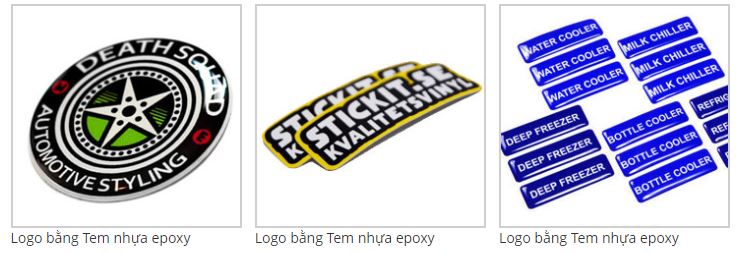Ứng dụng tem nhựa epoxy