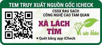 Tem nông sản trên sản phẩm nông nghiệp
